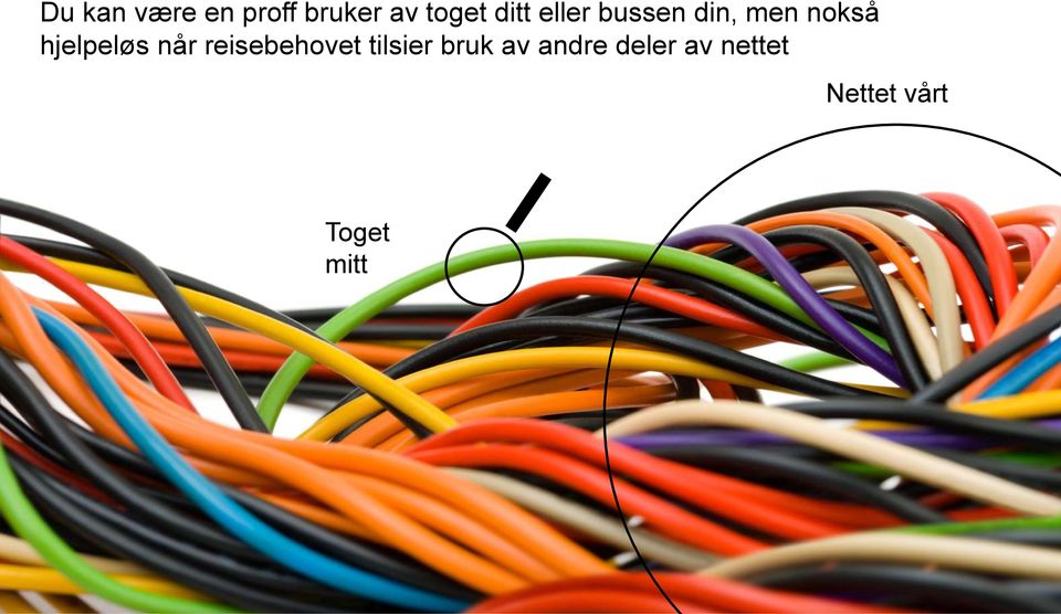 hjelpeløs når reisebehovet tilsier bruk