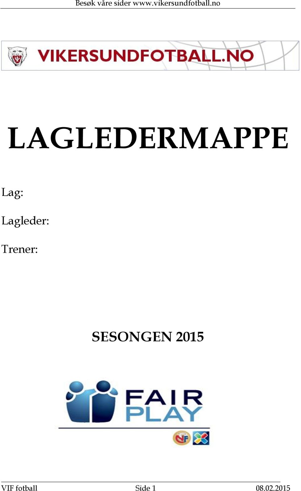 SESONGEN 2015 VIF