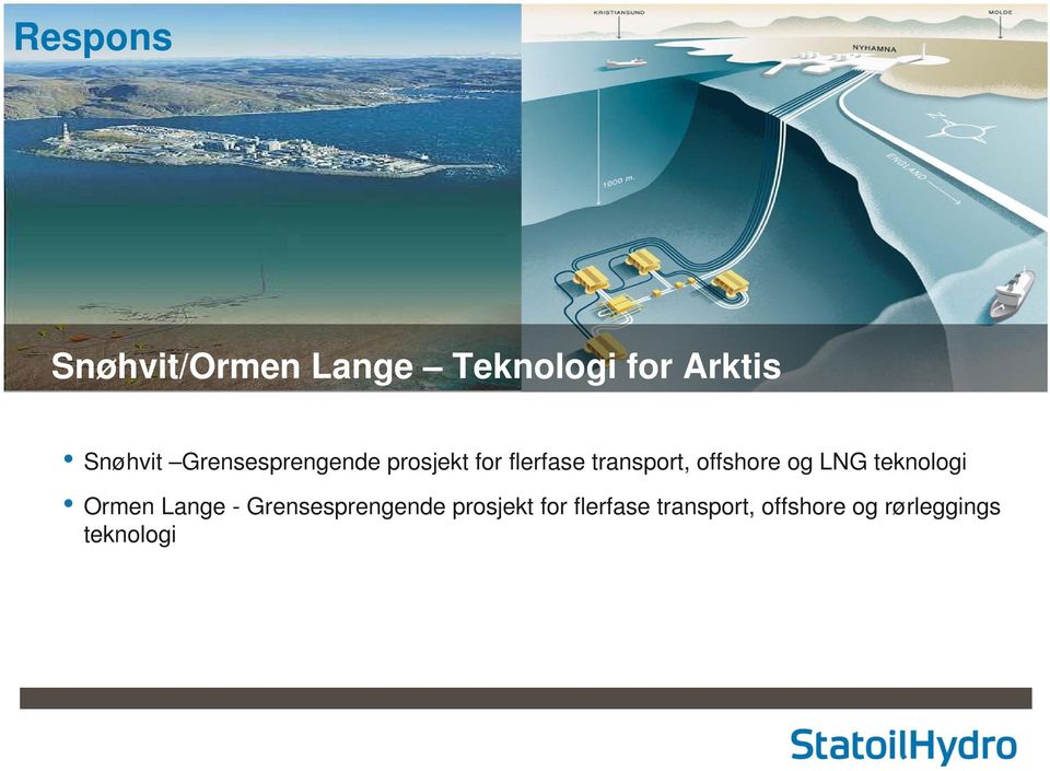 offshore og LNG teknologi Ormen Lange - Grensesprengende