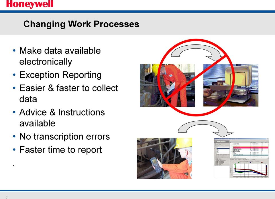 faster to collect data Advice & Instructions