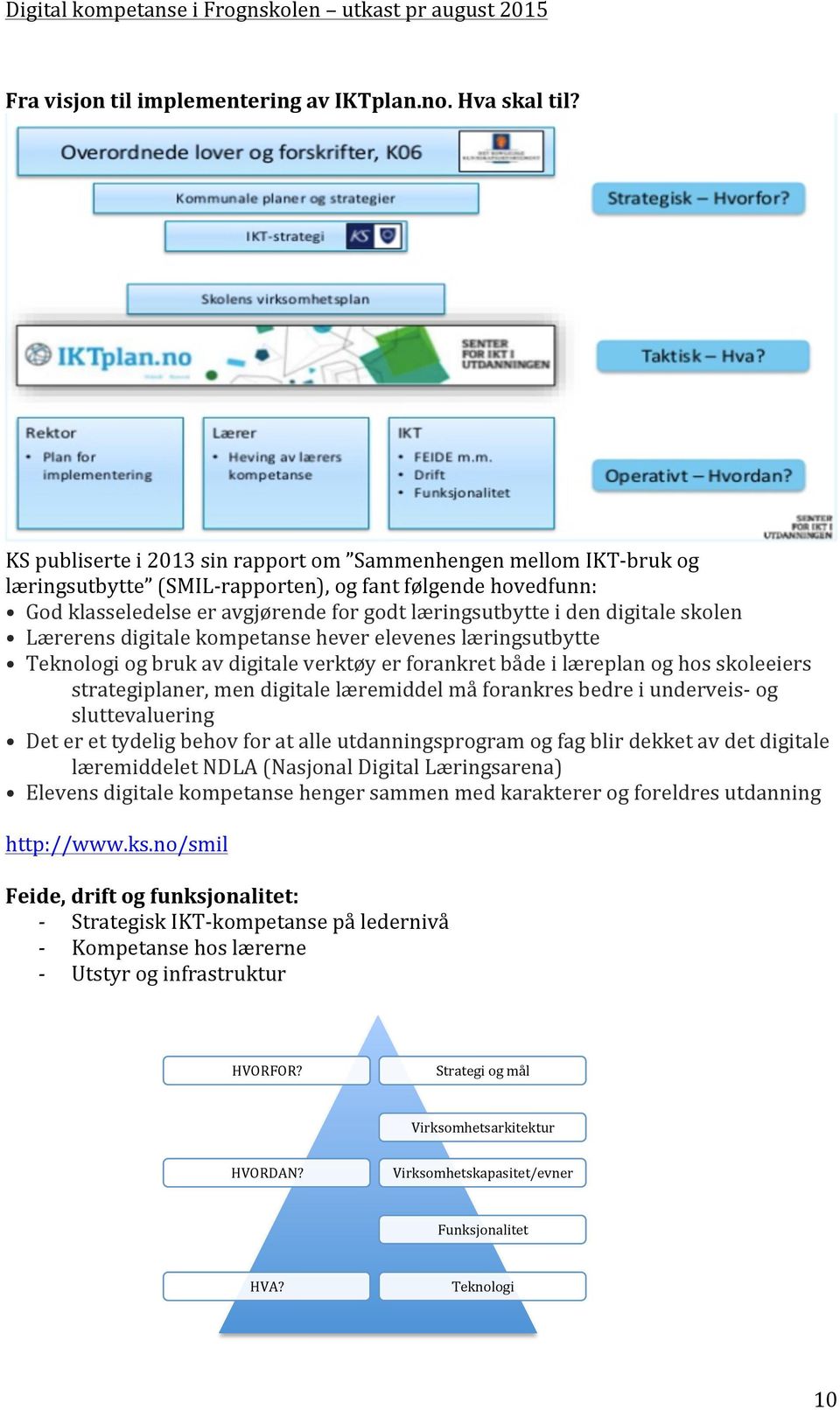 digitale skolen Lærerens digitale kompetanse hever elevenes læringsutbytte Teknologi og bruk av digitale verktøy er forankret både i læreplan og hos skoleeiers strategiplaner, men digitale læremiddel