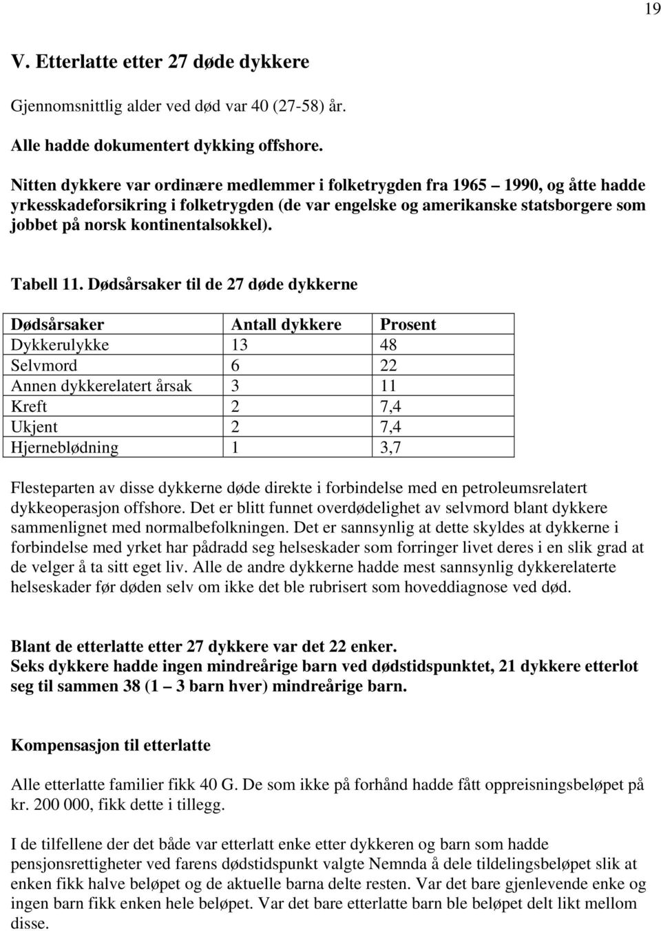 kontinentalsokkel). Tabell 11.