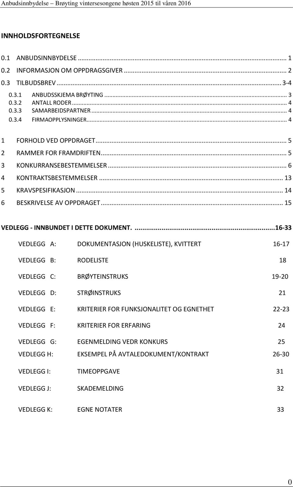 .. 15 VEDLEGG - INNBUNDET I DETTE DOKUMENT.