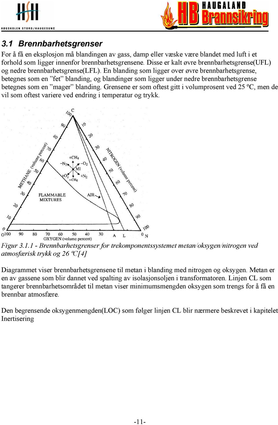 En blanding som ligger over øvre brennbarhetsgrense, betegnes som en fet blanding, og blandinger som ligger under nedre brennbarhetsgrense betegnes som en mager blanding.