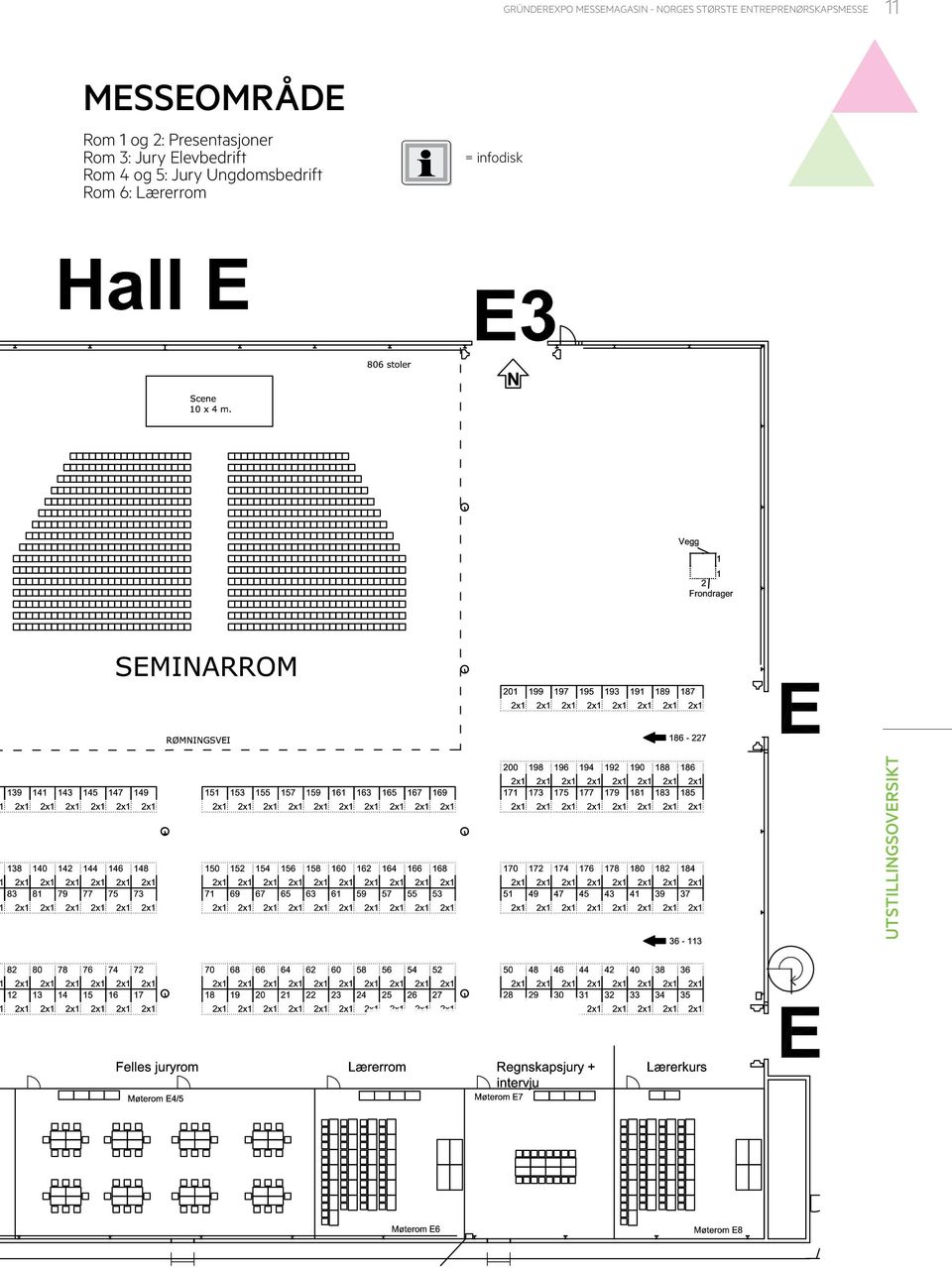 Presentasjoner Rom 3: Jury Elevbedrift Rom 4 og 5: