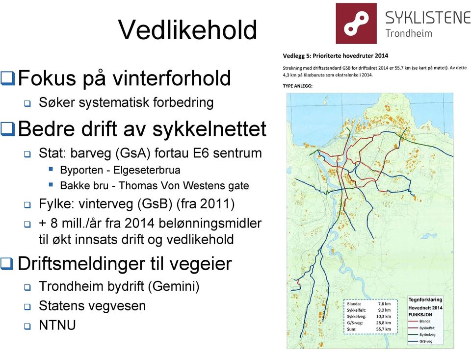 gate Fylke: vinterveg (GsB) (fra 2011) + 8 mill.