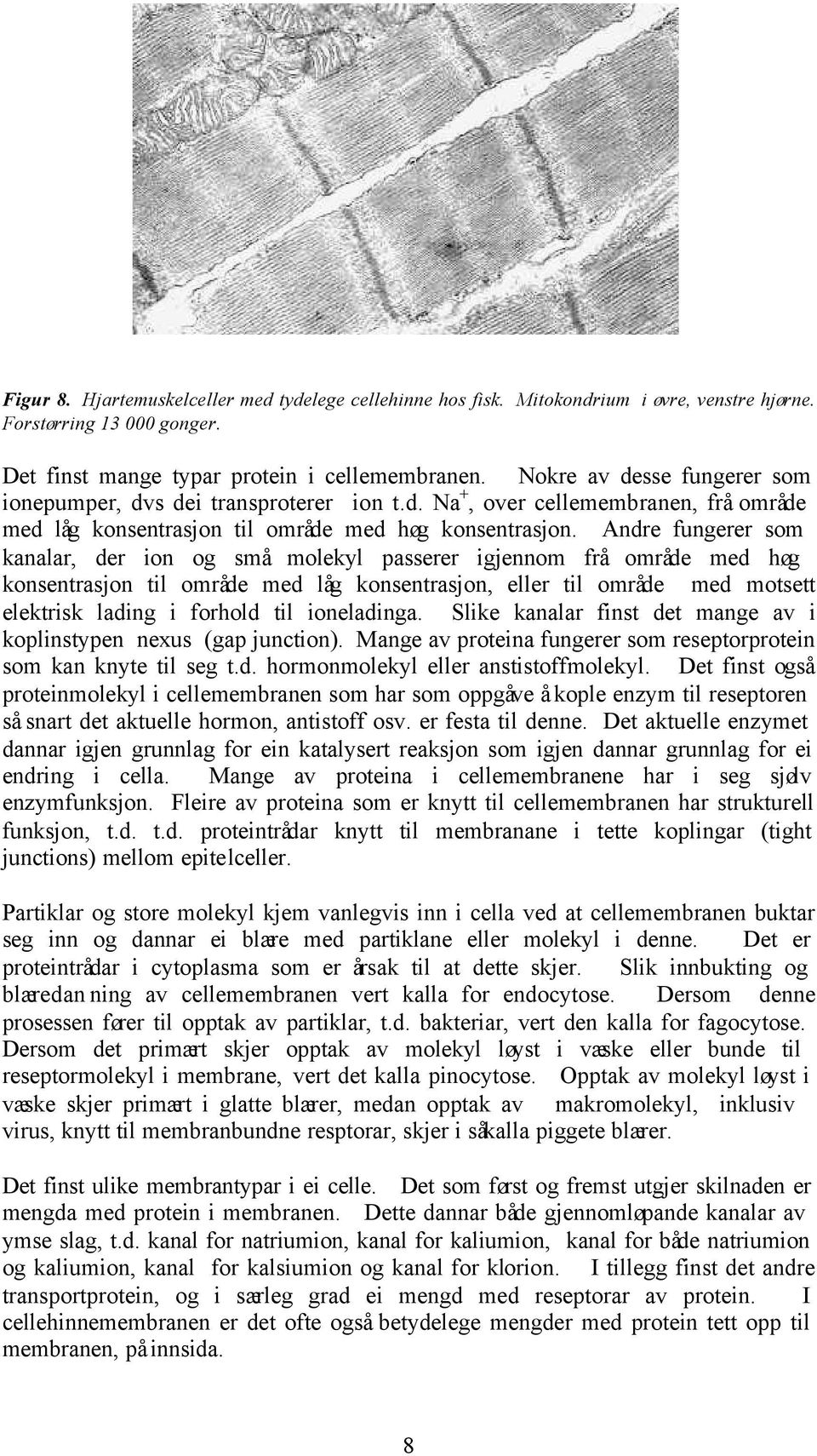 Andre fungerer som kanalar, der ion og små molekyl passerer igjennom frå område med høg konsentrasjon til område med låg konsentrasjon, eller til område med motsett elektrisk lading i forhold til