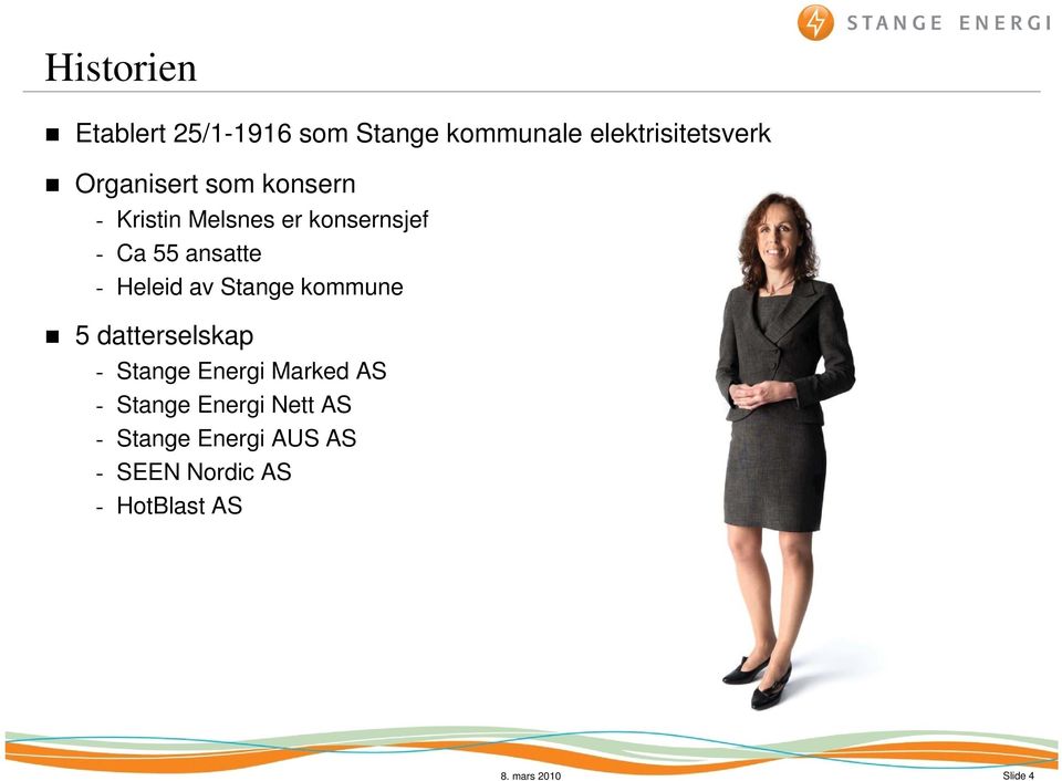 Heleid av Stange kommune 5 datterselskap - Stange Energi Marked AS - Stange