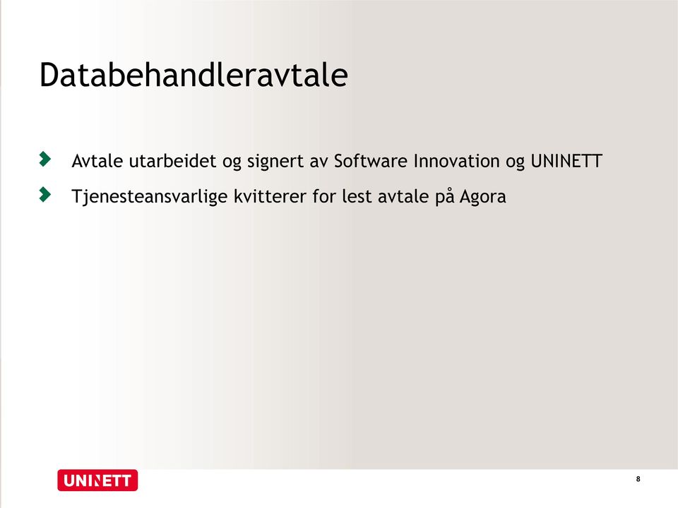 Innovation og UNINETT