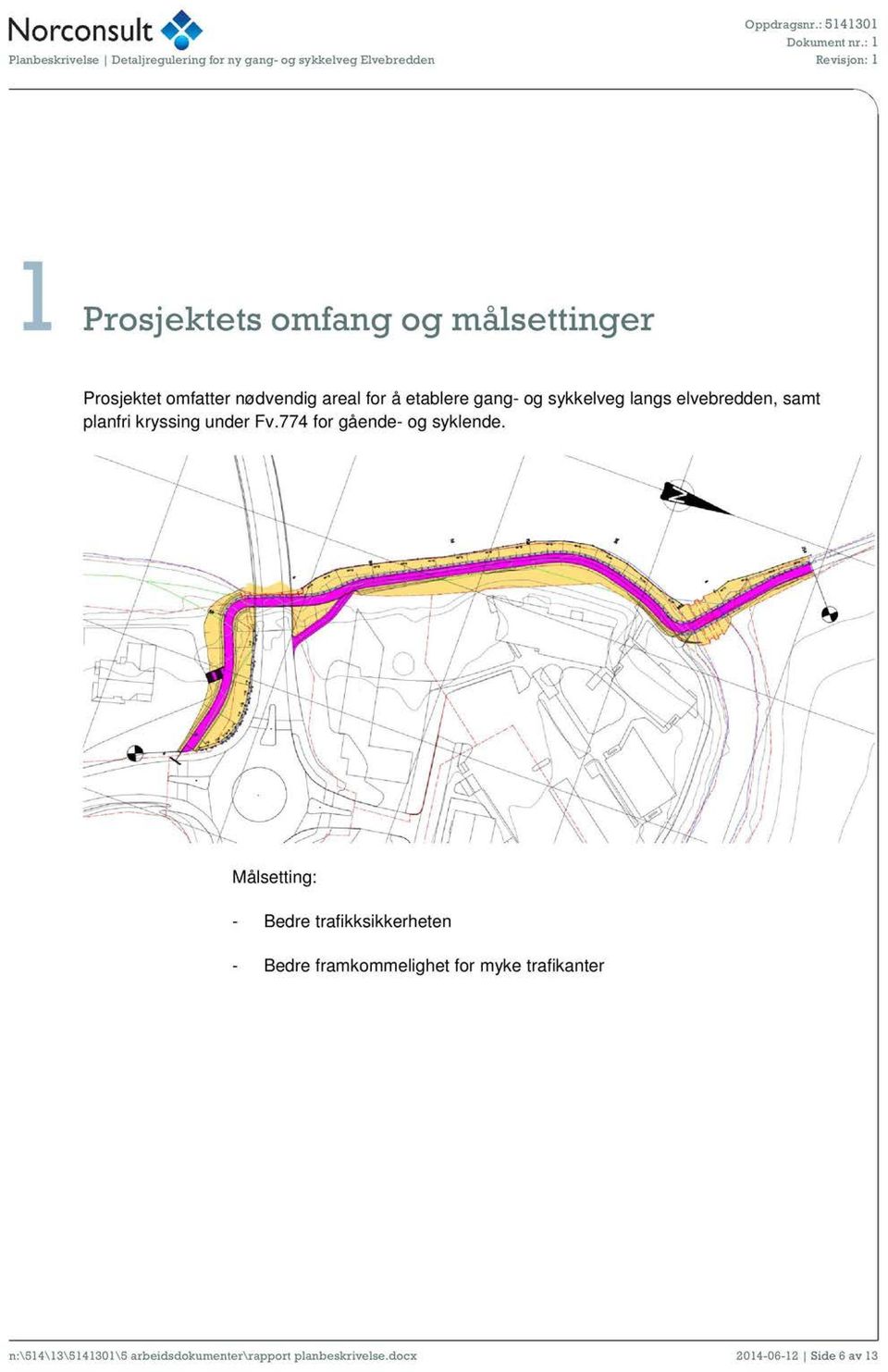 774 for gående- og syklende.