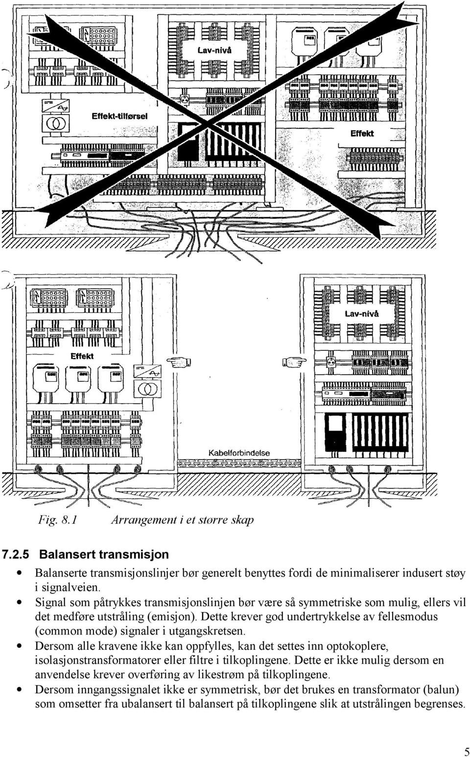 Dette krever god undertrykkelse av fellesmodus (common mode) signaler i utgangskretsen.