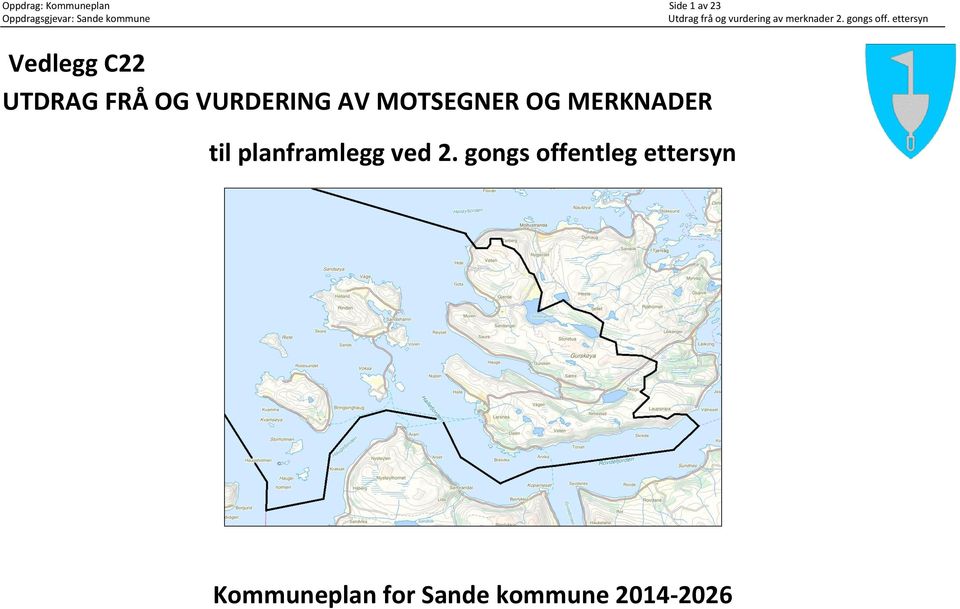 MERKNADER til planframlegg ved 2.