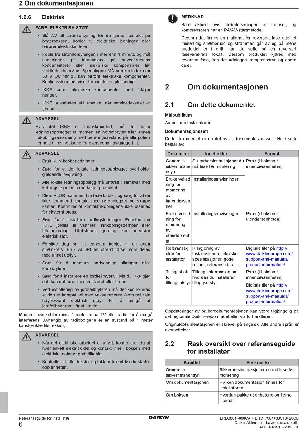 Spenningen MÅ være mindre enn 50 V DC før du kn erøre elektriske komponenter. Kolingsskjemet viser terminlenes plssering. IKKE erør elektriske komponenter med fuktige hender.