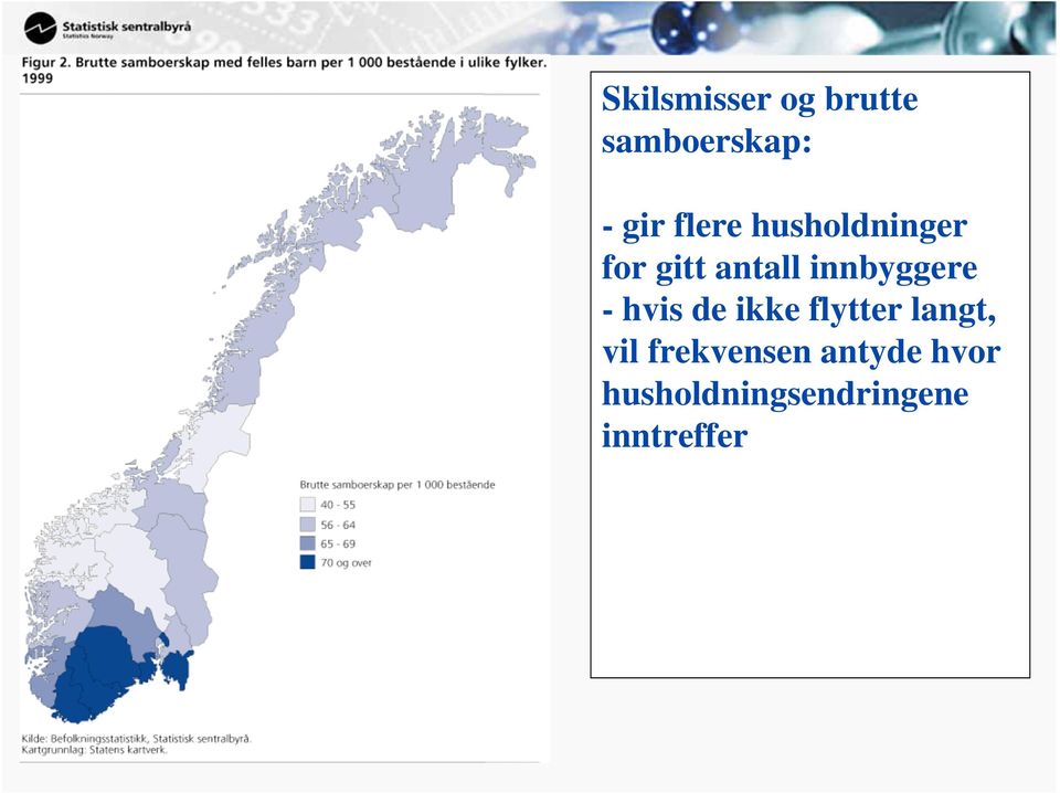 innbyggere - hvis de ikke flytter langt, vil