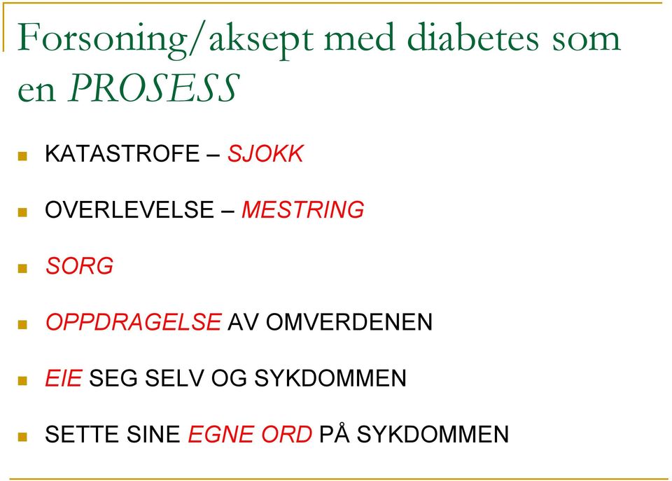 MESTRING SORG OPPDRAGELSE AV OMVERDENEN