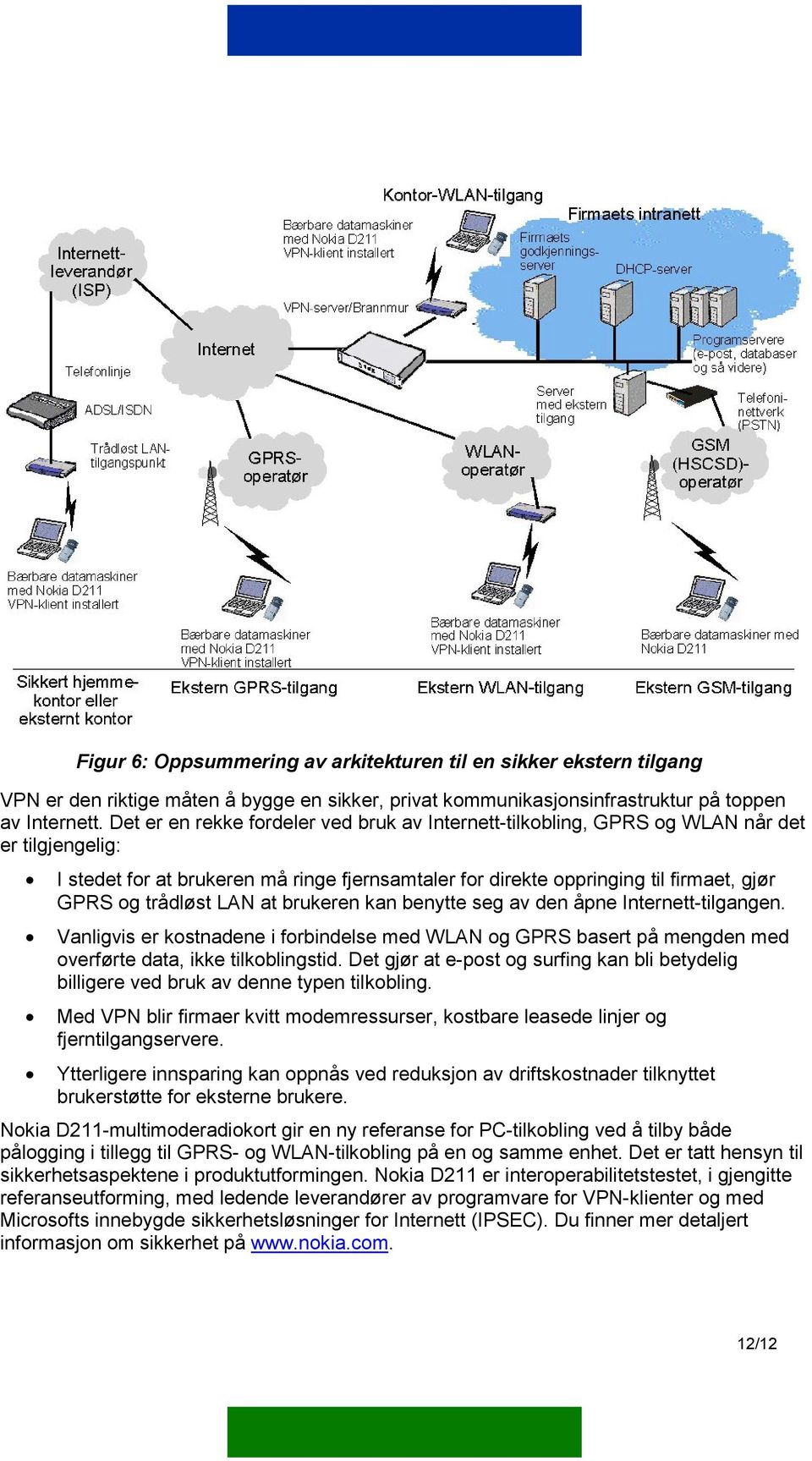 trådløst LAN at brukeren kan benytte seg av den åpne Internett-tilgangen. Vanligvis er kostnadene i forbindelse med WLAN og GPRS basert på mengden med overførte data, ikke tilkoblingstid.