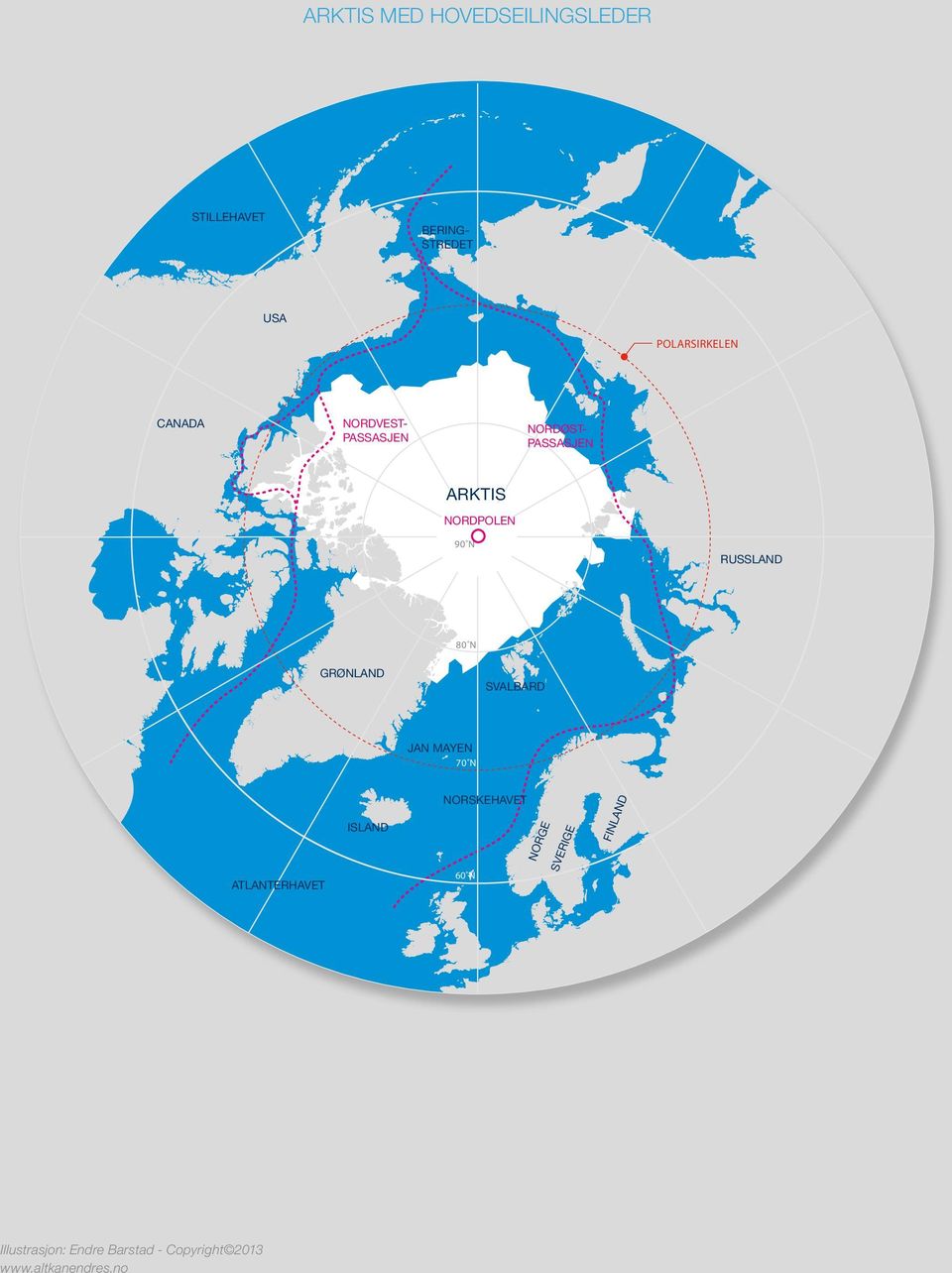 gy ar SVALBARD N e w fo undla n d GRØNLAND JAN MAYEN 70 N FIN E E RIG RG 60 N SVE NO ATLANTERHAVET