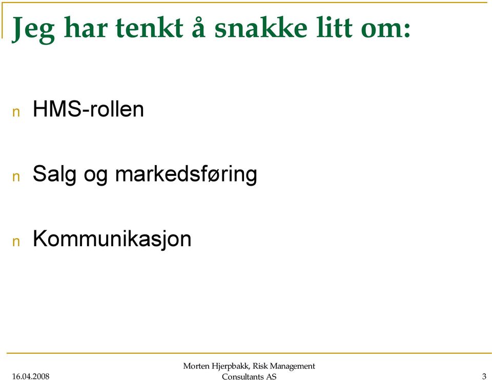 Salg og markedsføring