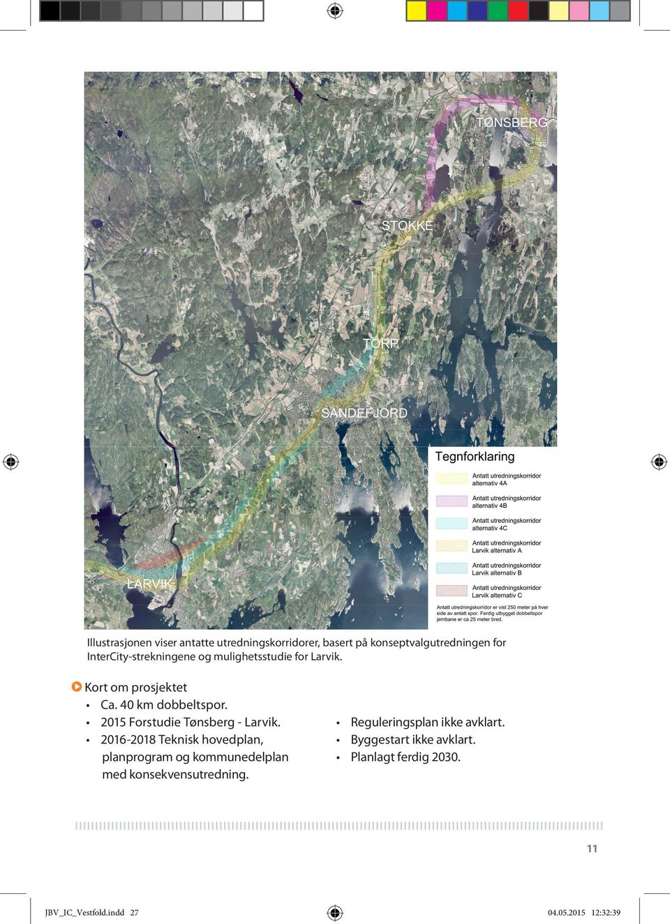 2015 Forstudie Tønsberg - Larvik.