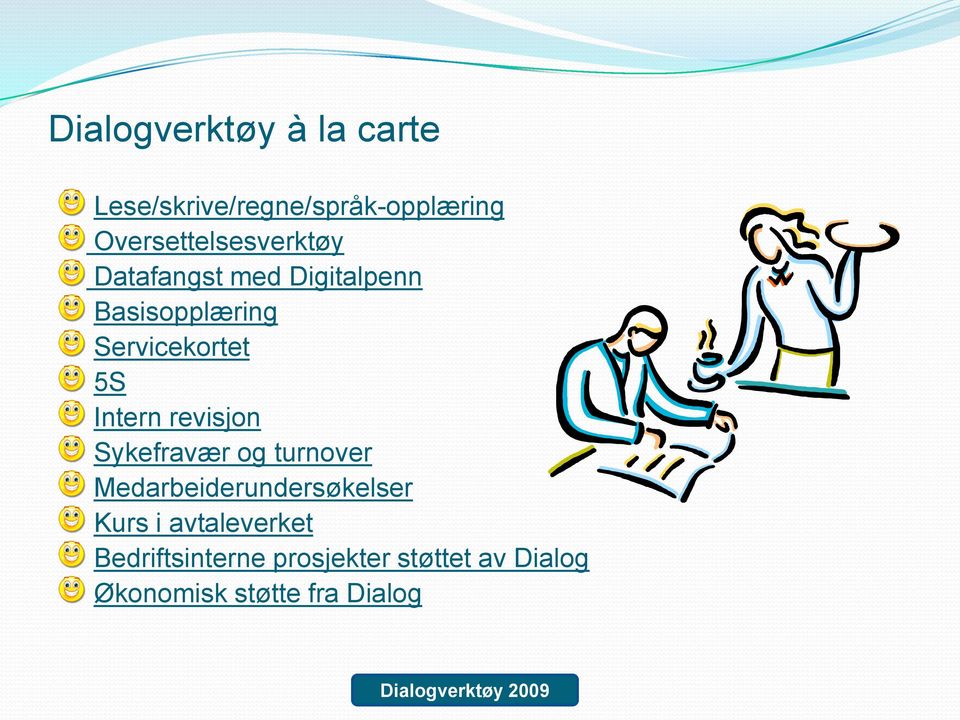 Servicekortet 5S Intern revisjon Sykefravær og turnover