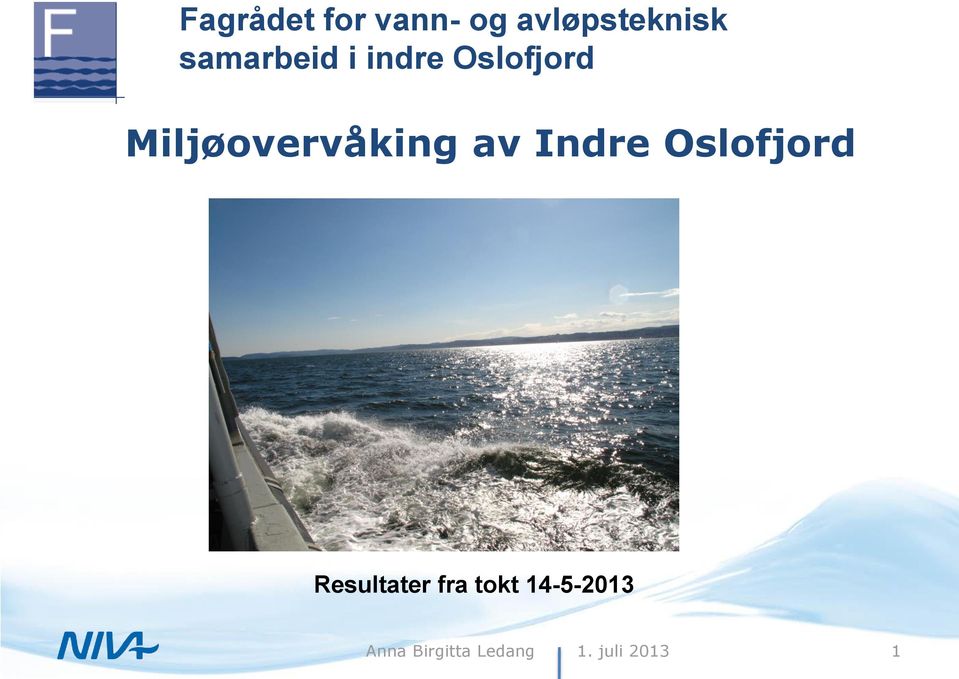 Miljøovervåking av Indre Oslofjord