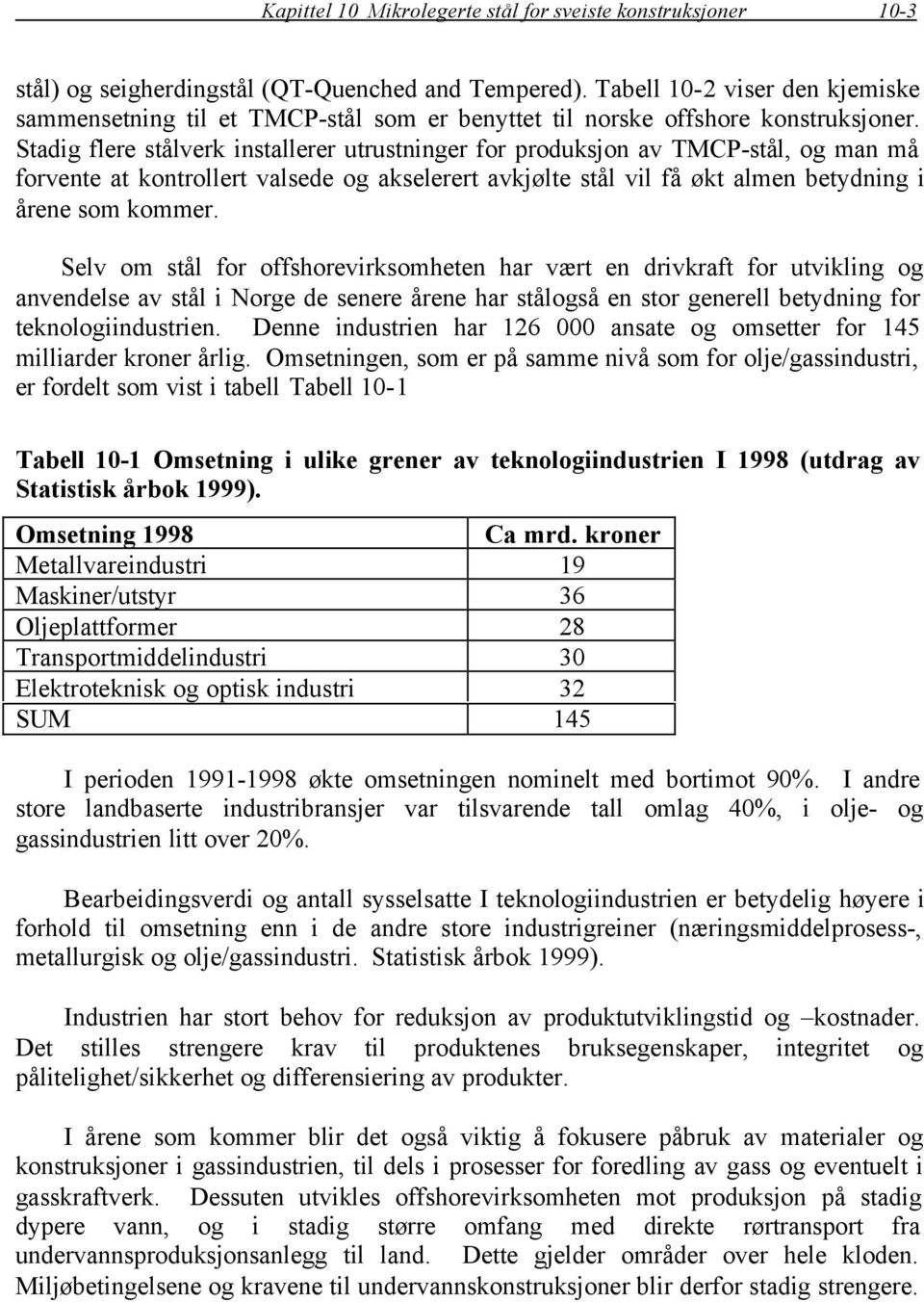 Stadig flere stålverk installerer utrustninger for produksjon av TMCP-stål, og man må forvente at kontrollert valsede og akselerert avkjølte stål vil få økt almen betydning i årene som kommer.