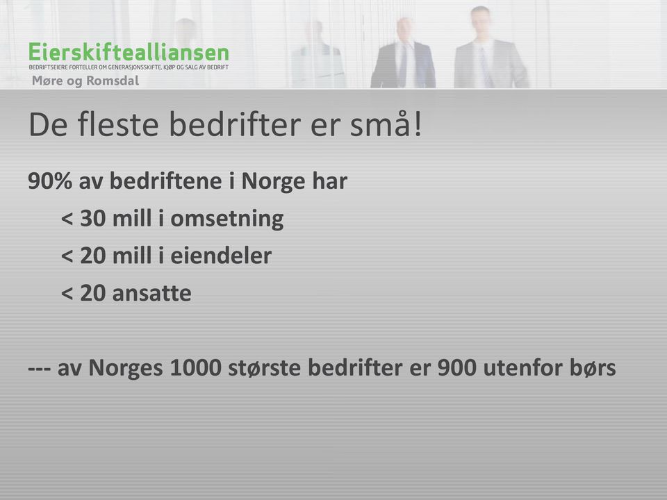 omsetning < 20 mill i eiendeler < 20