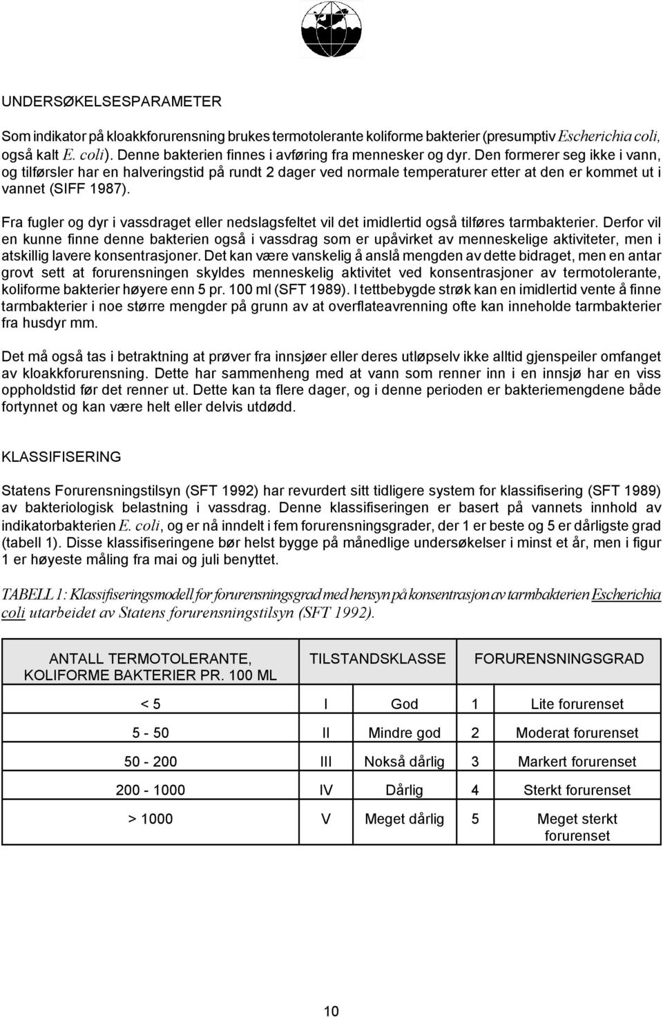 Den formerer seg ikke i vann, og tilførsler har en halveringstid på rundt 2 dager ved normale temperaturer etter at den er kommet ut i vannet (SIFF 1987).