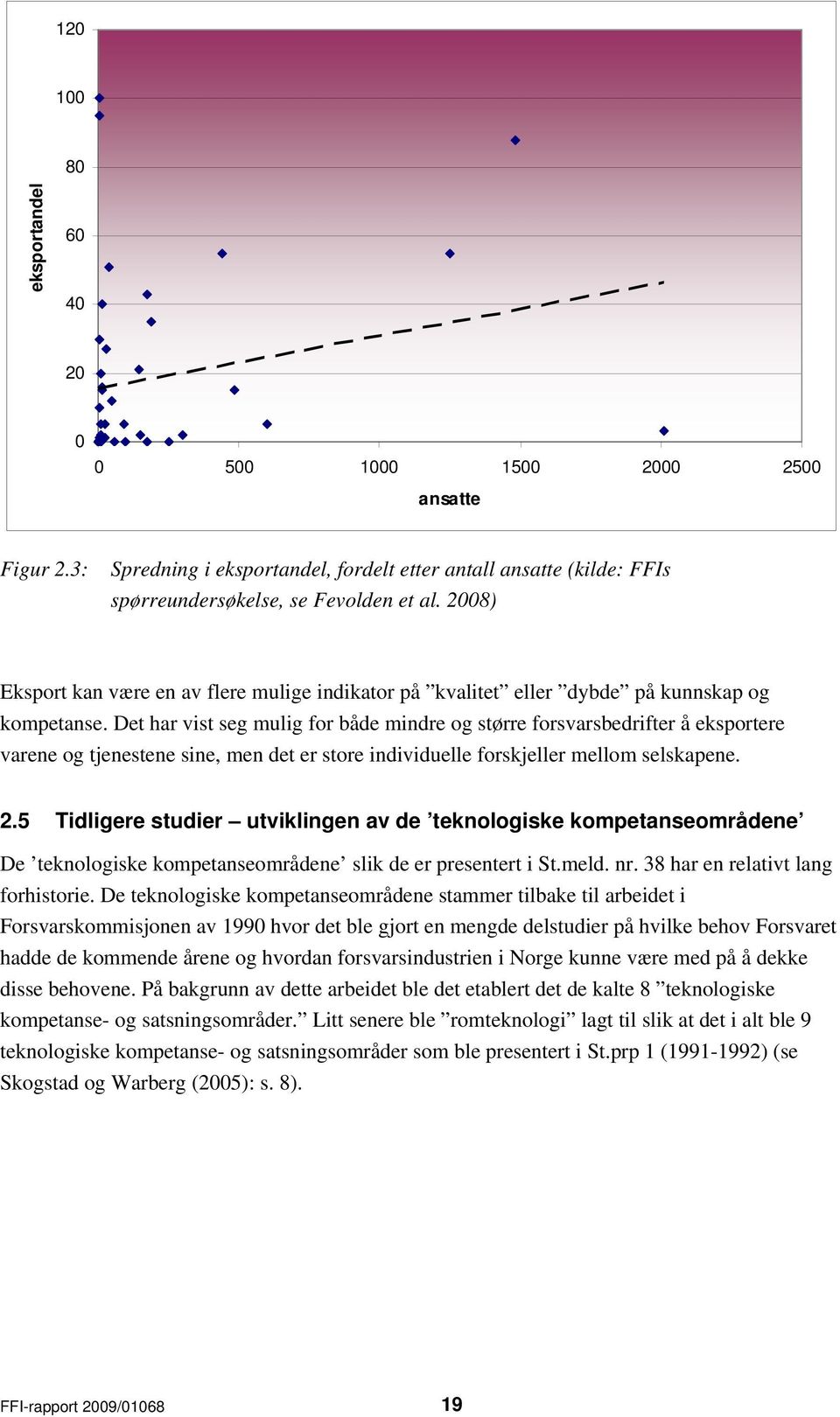 Det har vist seg mulig for både mindre og større forsvarsbedrifter å eksportere varene og tjenestene sine, men det er store individuelle forskjeller mellom selskapene. 2.