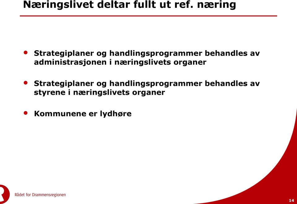 administrasjonen i næringslivets organer Strategiplaner og