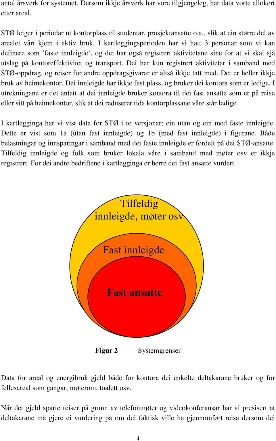 Dei har kun registrert aktivitetar i samband med STØ-oppdrag, og reiser for andre oppdragsgivarar er altså ikkje tatt med. Det er heller ikkje bruk av heimekontor.