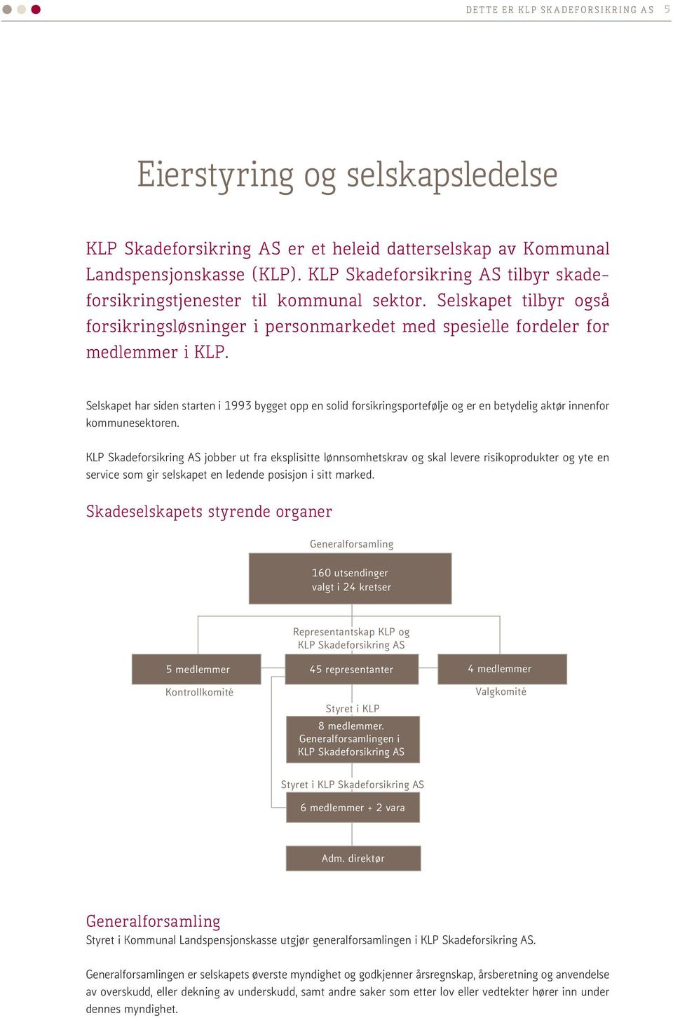 Selskapet har siden starten i 1993 bygget opp en solid forsikringsportefølje og er en betydelig aktør innenfor kommunesektoren.