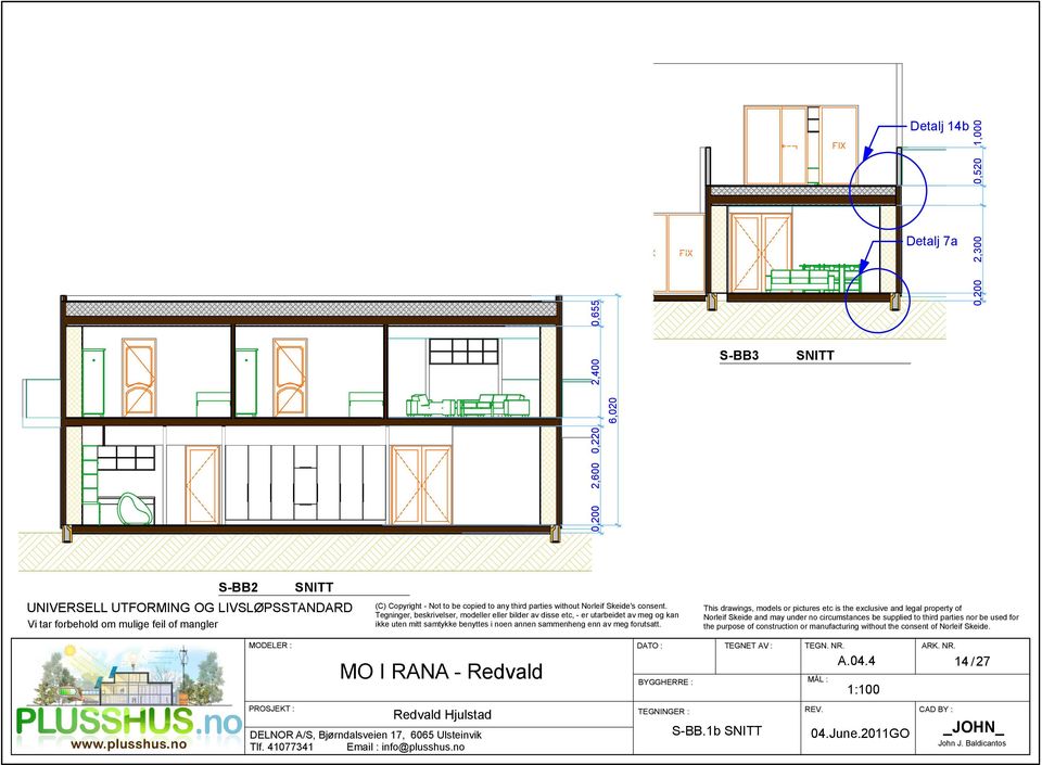 14b Detalj 7a S-BB3 SNITT S-BB2