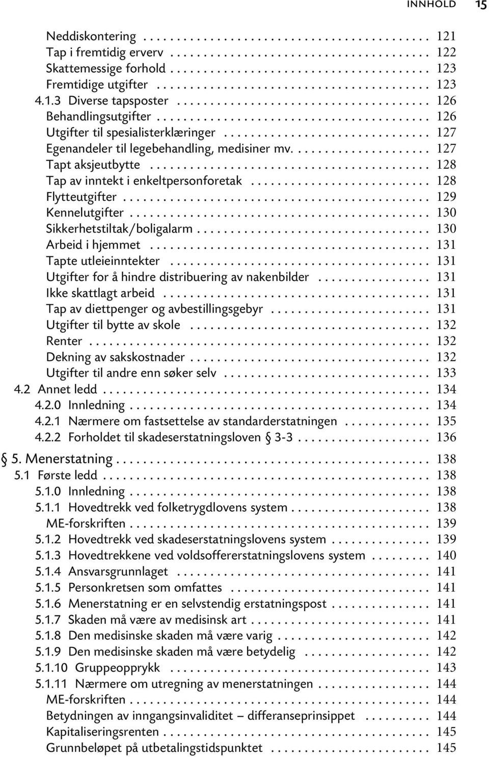 .. Tapte utleieinntekter... Utgifter for å hindre distribuering av nakenbilder... Ikke skattlagt arbeid... Tap av diettpenger og avbestillingsgebyr... Utgifter til bytte av skole... Renter.