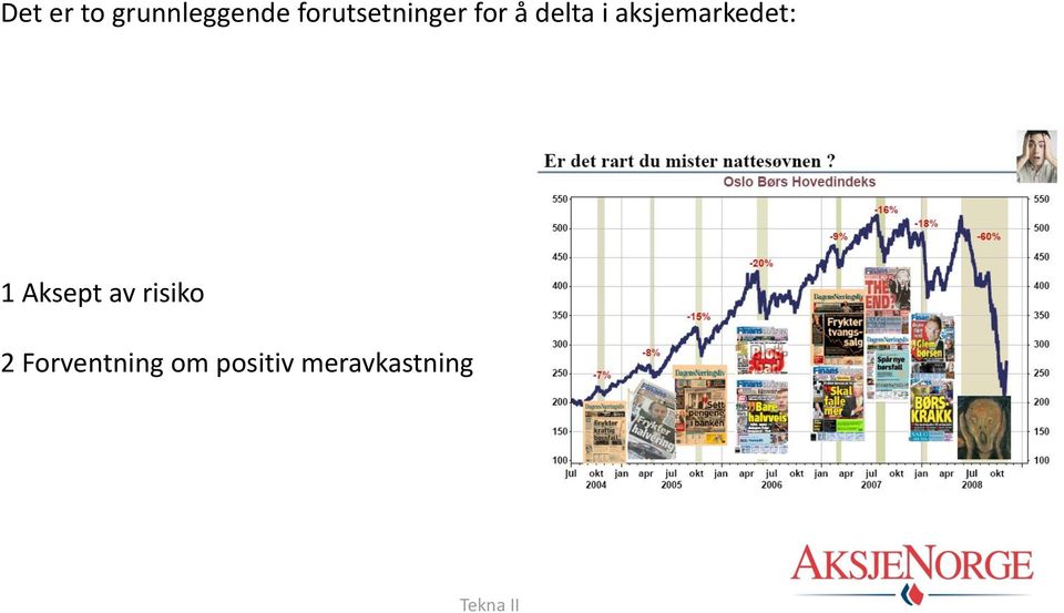 aksjemarkedet: 1 Aksept av