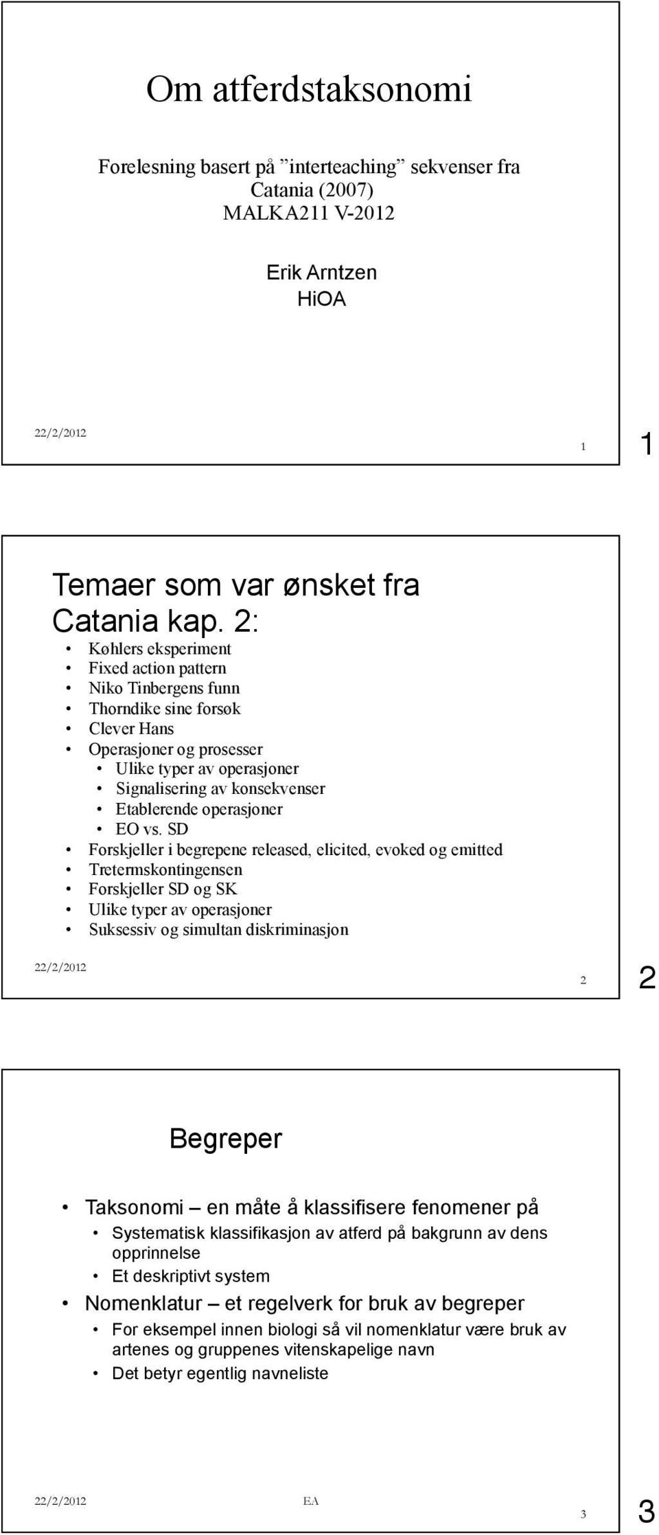 operasjoner EO vs.