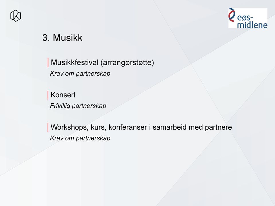 partnerskap Workshops, kurs, konferanser