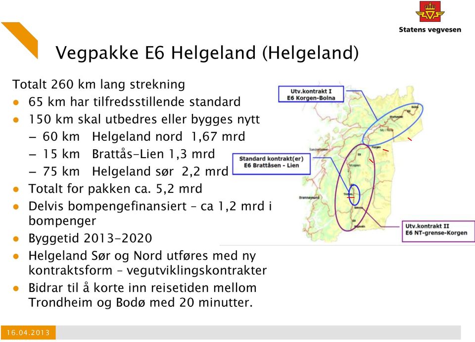 Totalt for pakken ca.