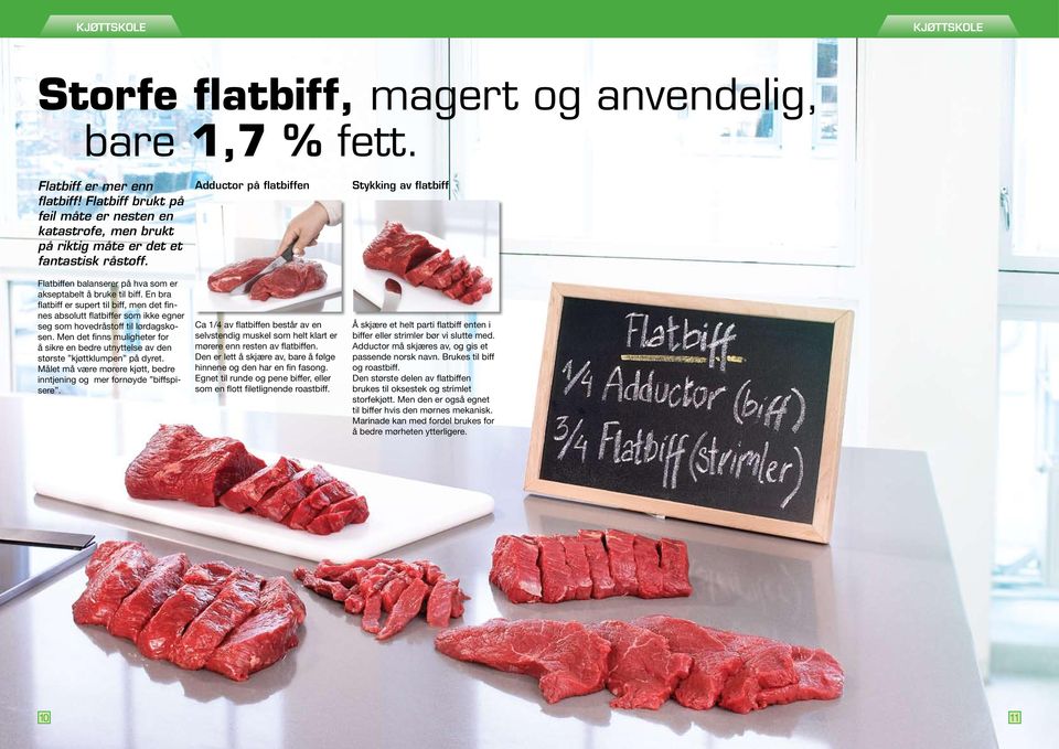 En bra flatbiff er supert til biff, men det finnes absolutt flatbiffer som ikke egner seg som hovedråstoff til lørdagskosen.