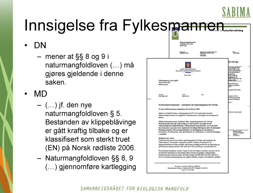 Bestanden av klippeblåvinge er gått kraftig tilbake og er klassifisert som