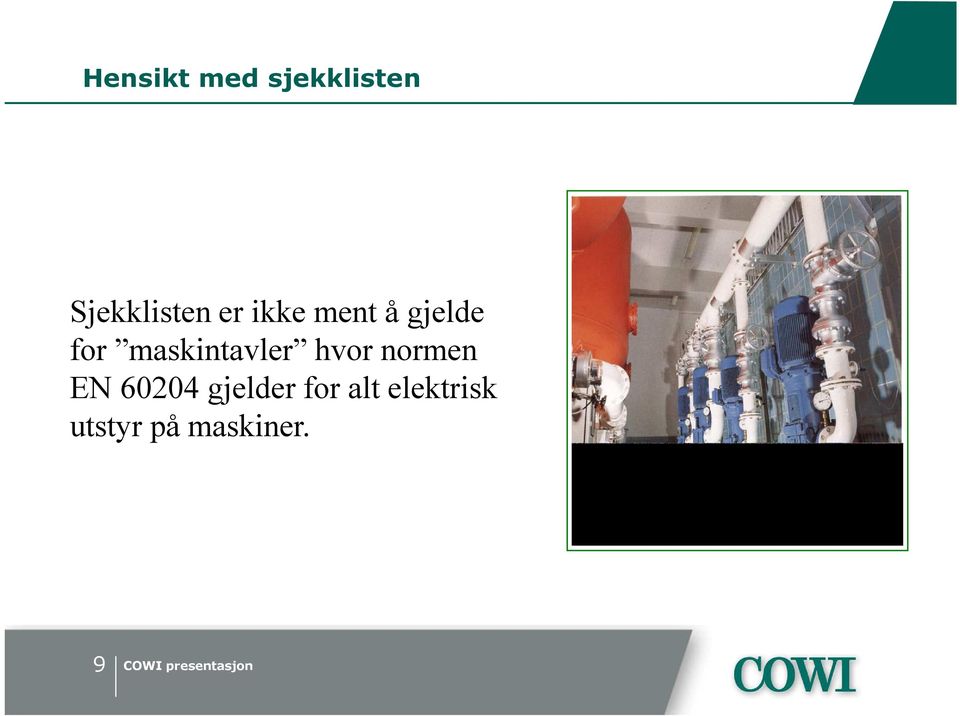 maskintavler hvor normen EN 60204