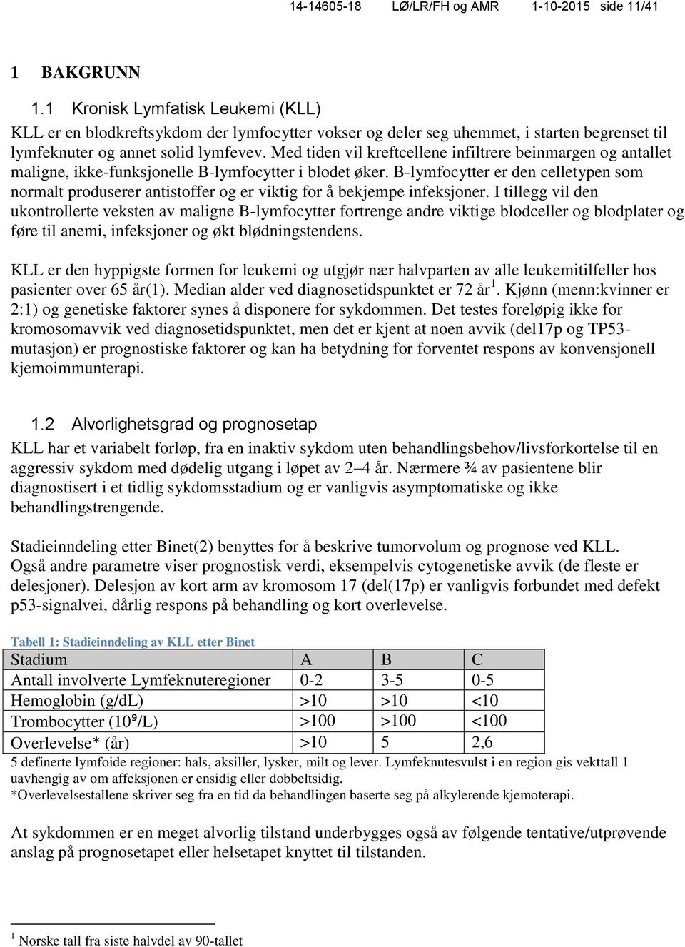 Med tiden vil kreftcellene infiltrere beinmargen og antallet maligne, ikke-funksjonelle B-lymfocytter i blodet øker.