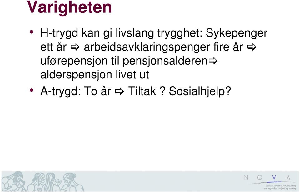 år uførepensjon til pensjonsalderen