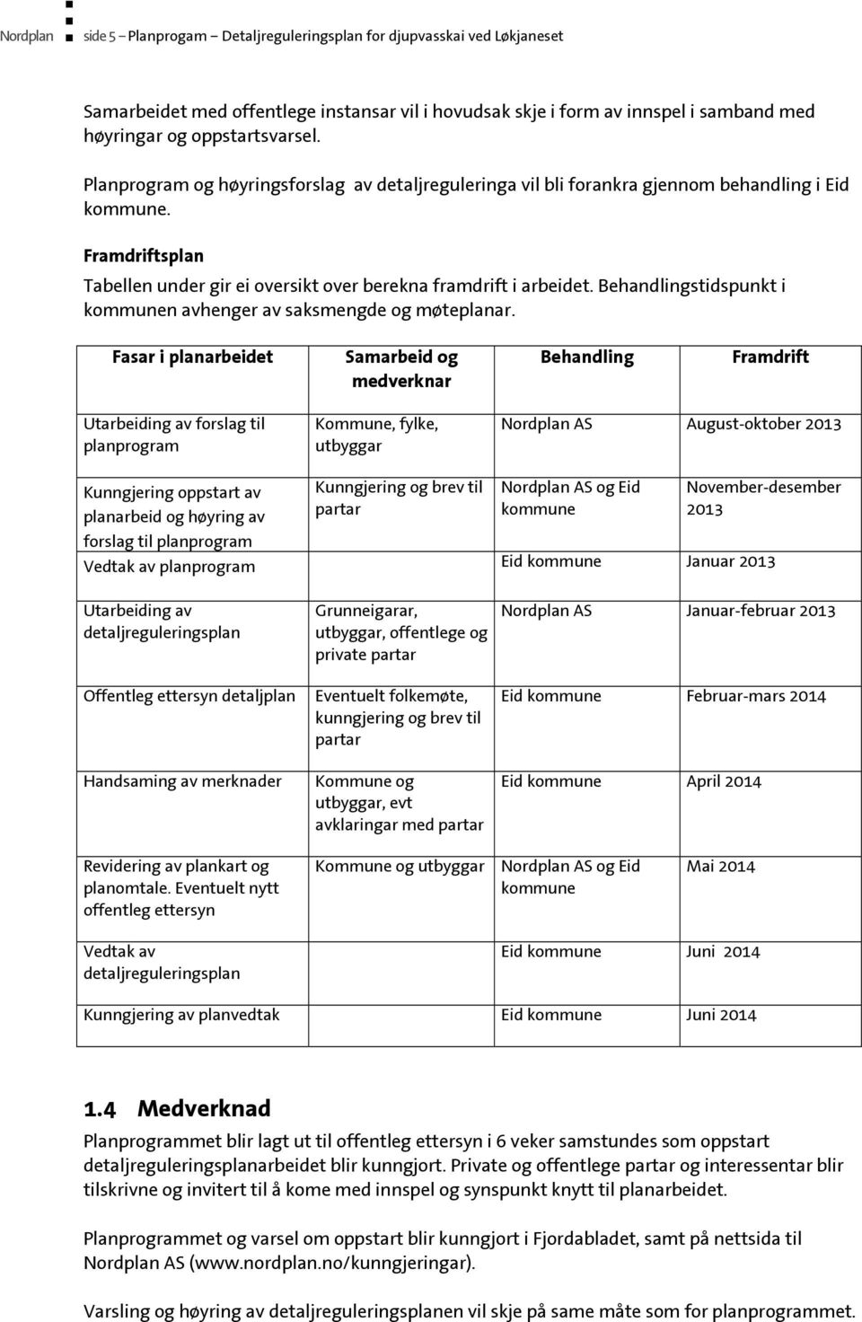 Behandlingstidspunkt i kommunen avhenger av saksmengde og møteplanar.