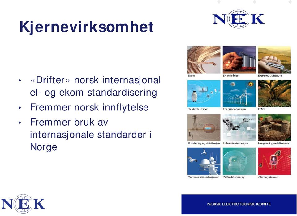 standardisering Fremmer norsk