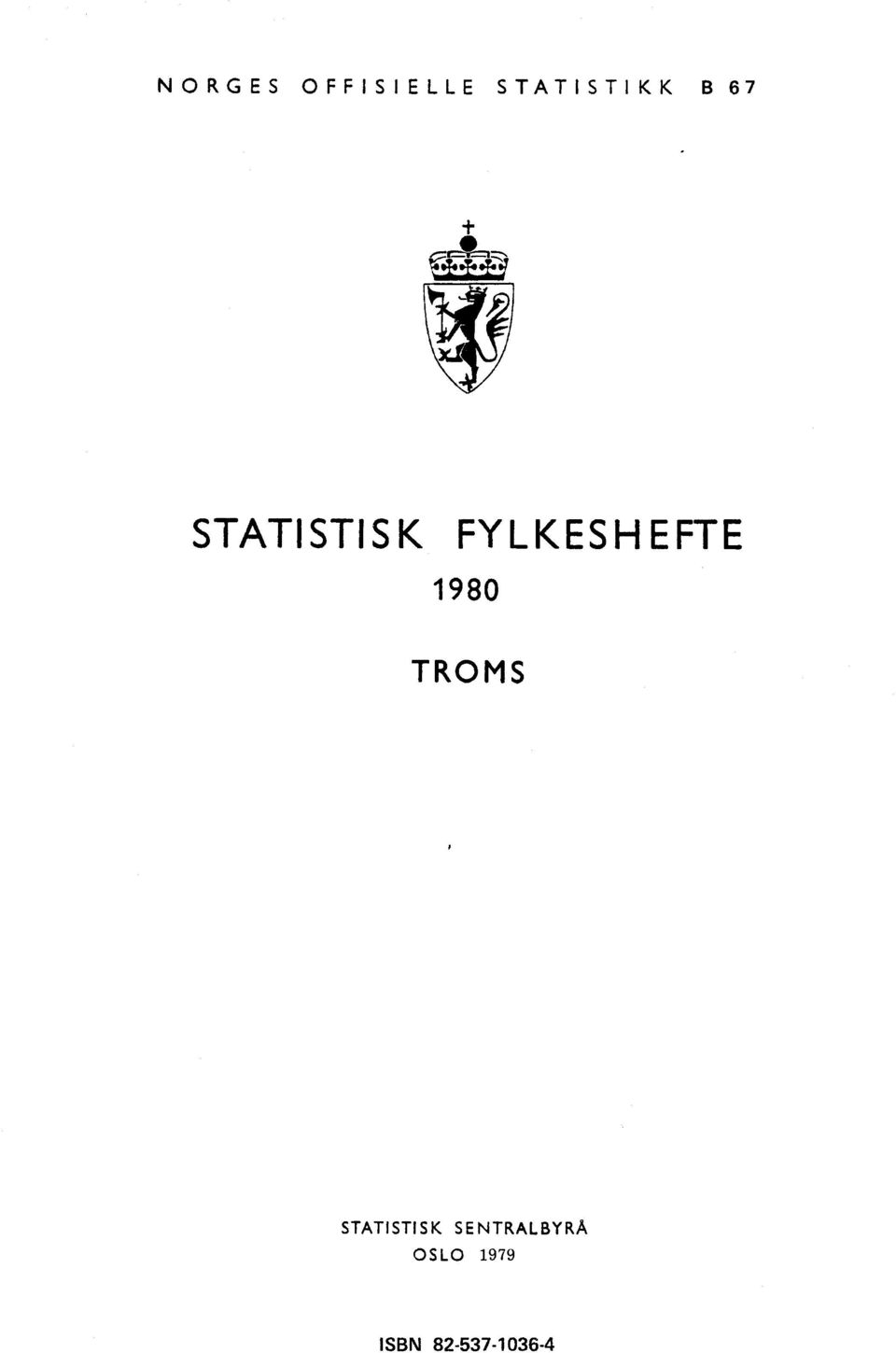 1980 TROMS STATISTISK