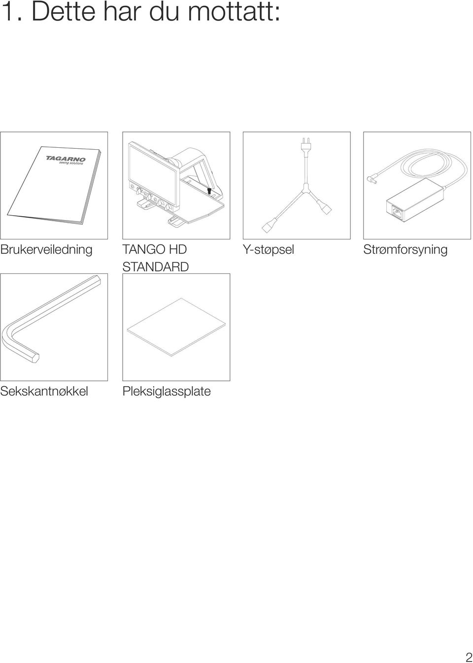 STANDARD Y-støpsel