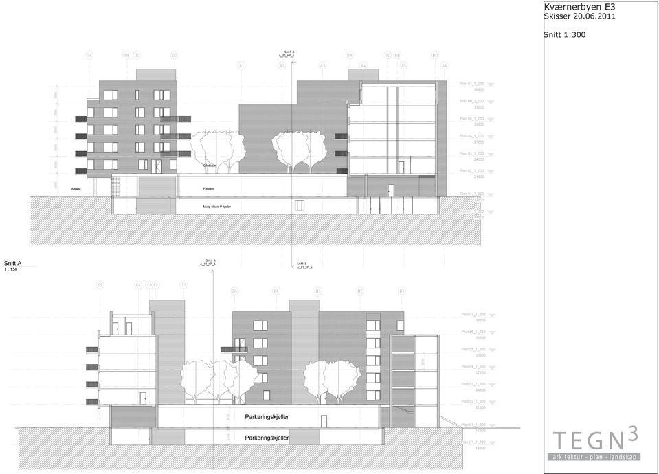 1 Plan 0_1_200 00 Rev Revisjon ato Tegn.