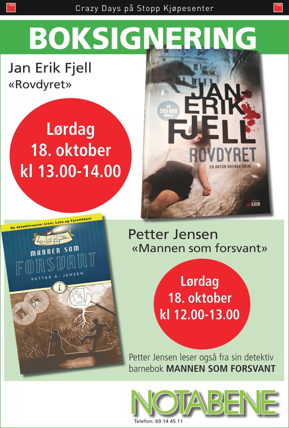 00 Petter Jensen «Mannen som forsvant» Lørdag 18.