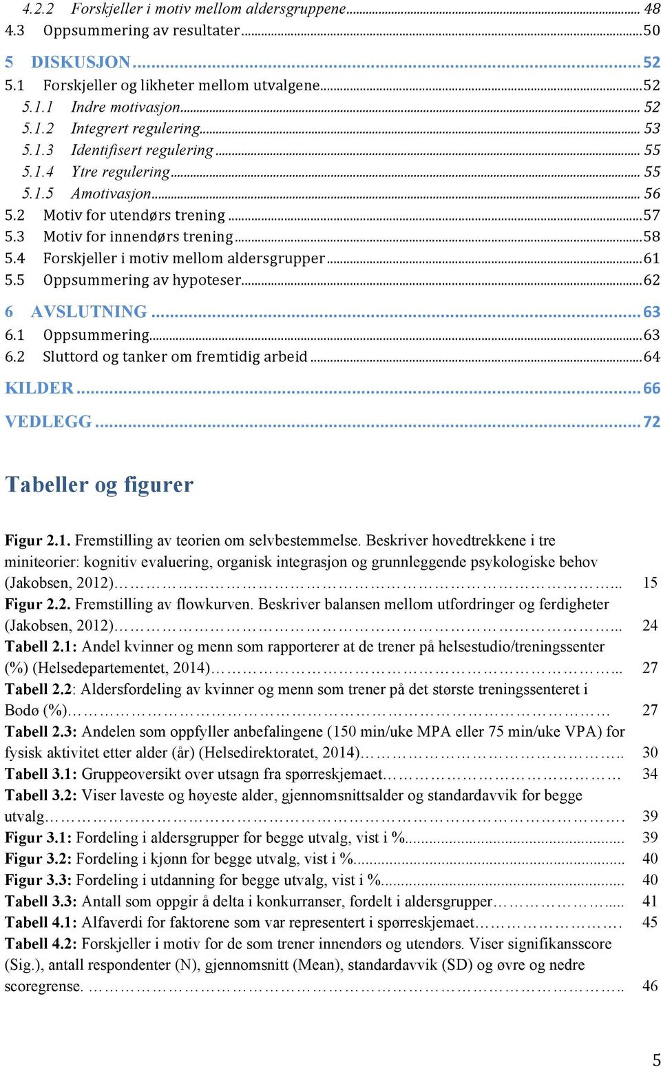 4 Forskjeller i motiv mellom aldersgrupper... 61 5.5 Oppsummering av hypoteser... 62 6 AVSLUTNING... 63 6.1 Oppsummering... 63 6.2 Sluttord og tanker om fremtidig arbeid... 64 KILDER... 66 VEDLEGG.